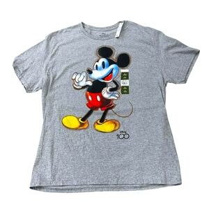 Disney Mickey Mouse Gray  T-Shirt size XL 46-48